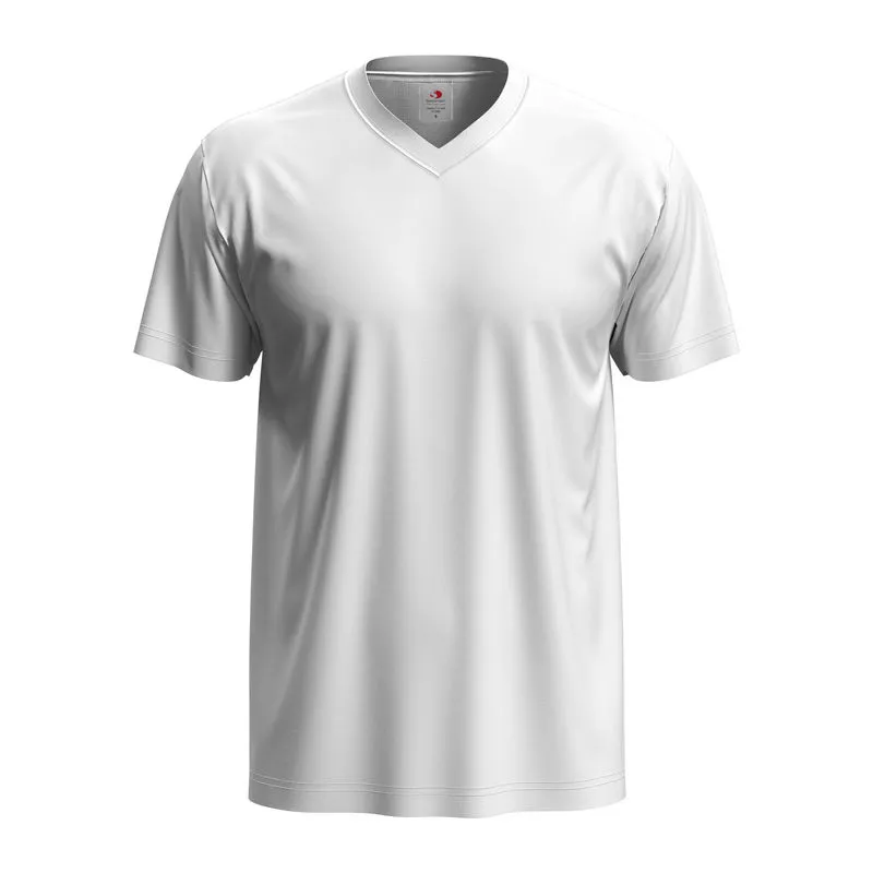 Unisex tričko Classic-T  s výstřihem do V