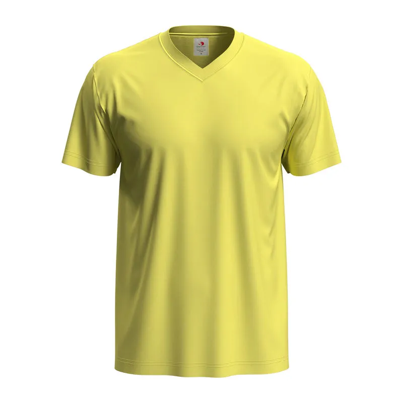 Unisex tričko Classic-T  s výstřihem do V