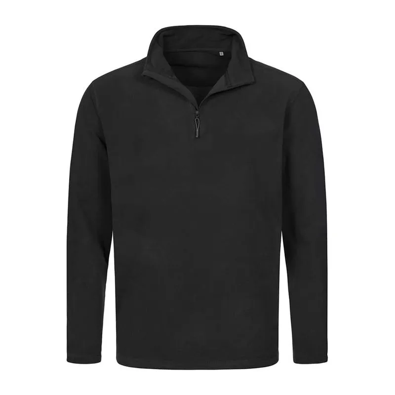 Unisex fleecový pulovr s polovičním zipem Classic