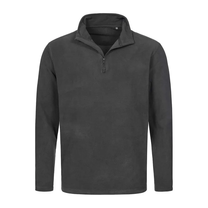 Unisex fleecový pulovr s polovičním zipem Classic