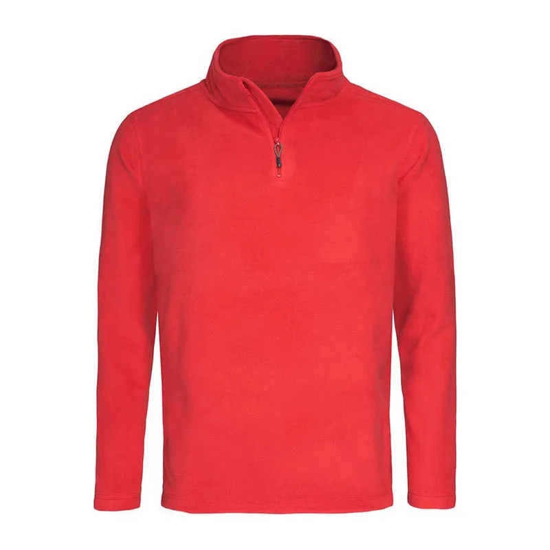 Unisex fleecový pulovr s polovičním zipem Classic