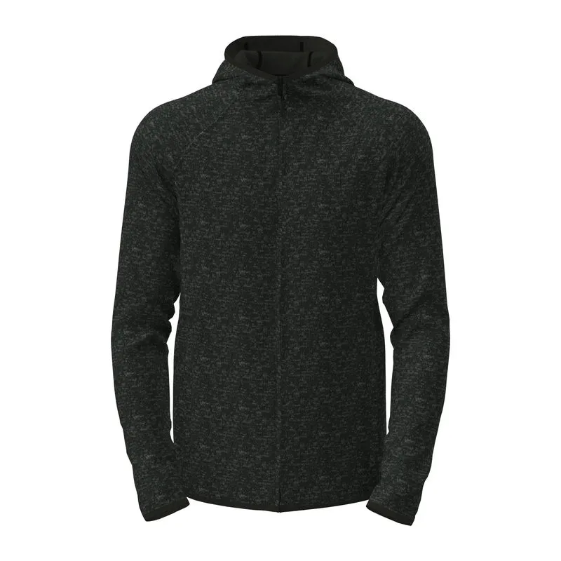 Unisex bunda z pleteného fleecu s kapucí Lux 