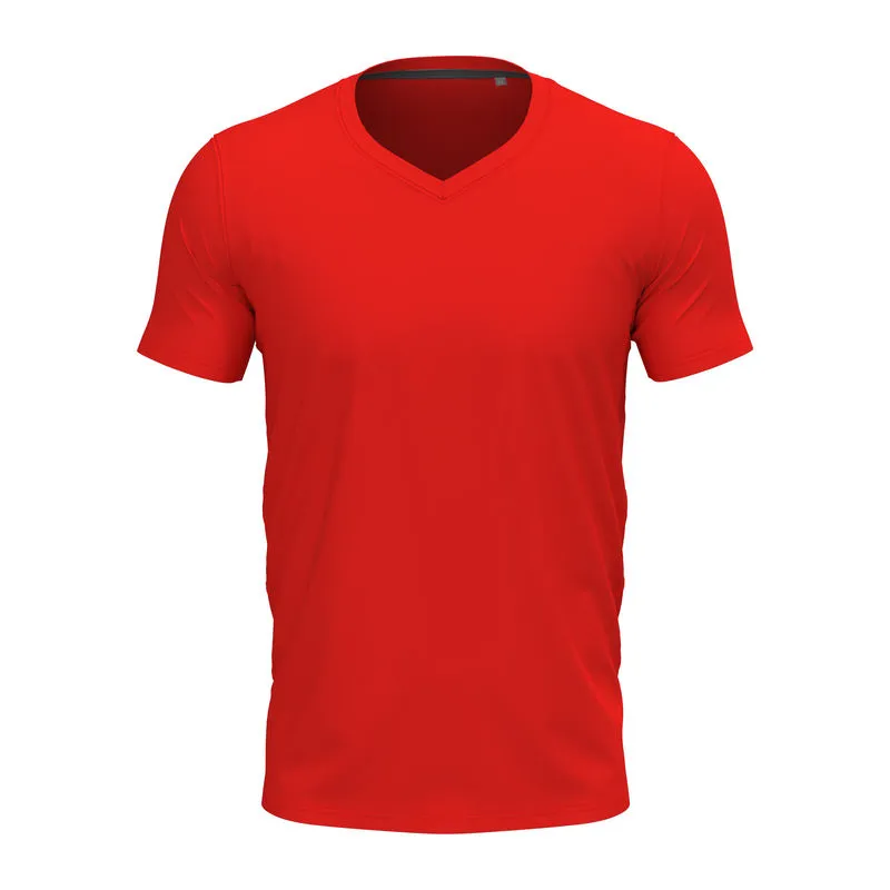 Unisex tričko Stretch-T s výstřihem do V